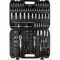 Професійний набір інструментів (172 предмети) в чорному кейсі